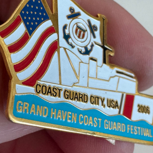 2006 Grand Haven Coast Guard Festival Lapel Pin Souvenir