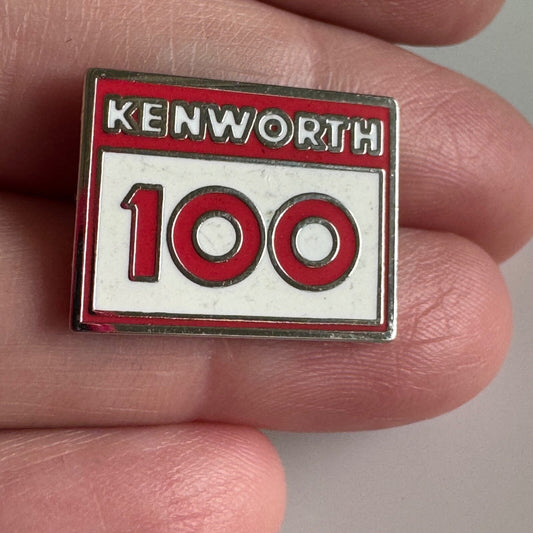 Vintage Kenworth 100 Lapel Pin Trucks Truck Trucking