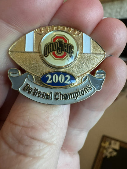 2002 National Football Champions Pin The Ohio State University OSU