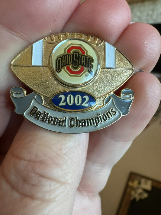 2002 National Football Champions Pin The Ohio State University OSU