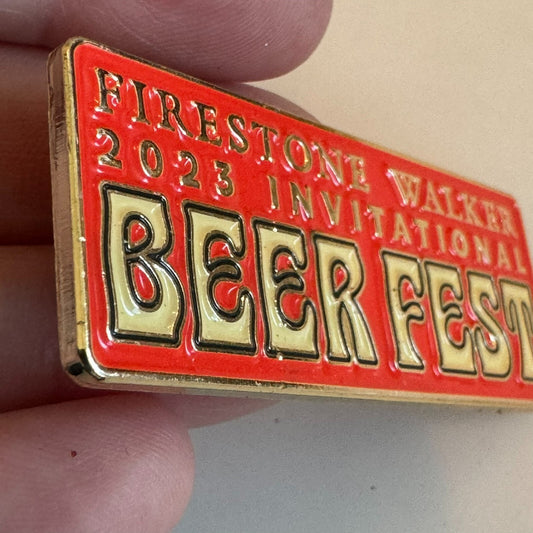 2023 Firestone Walker Invitational Beer Fest Souvenir Lapel Pin