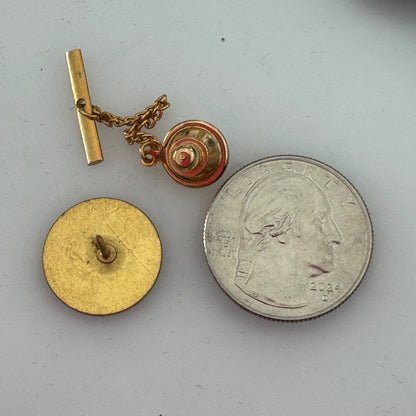 1971 Southern Pacific Railroad Edward H. Harriman Memorial Award Pin Gold Tone