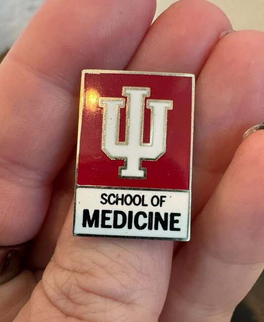 Indiana University School of Medicine Lapel Pin IU