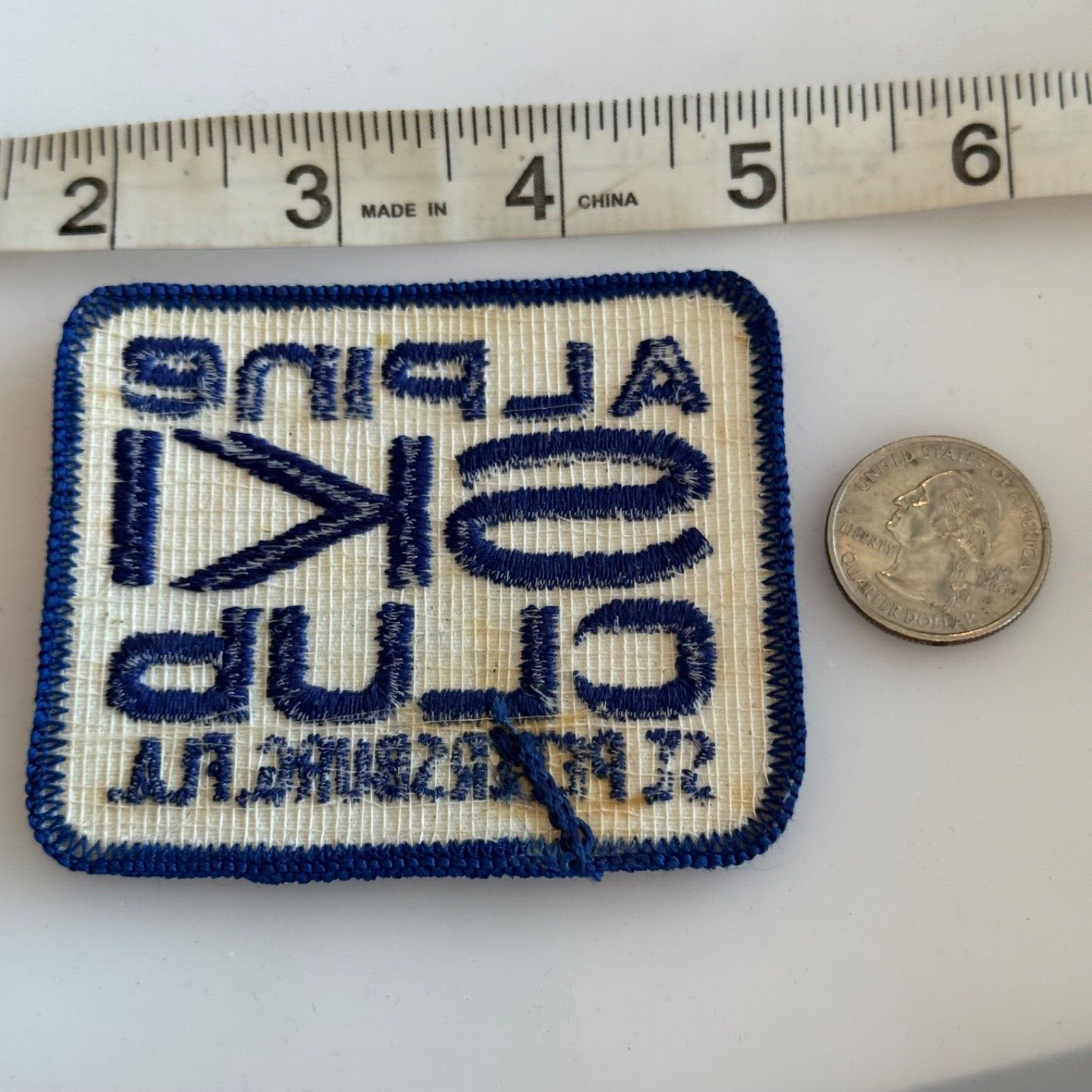 Vintage Alpine Ski Club St Petersburg Florida Patch Fla. St. Skiing