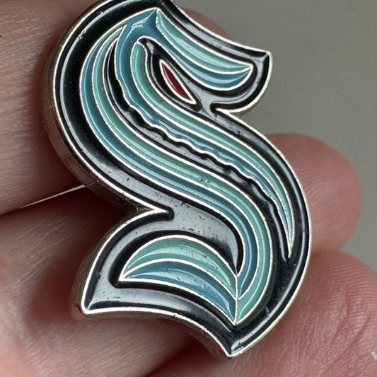 Seattle Kraken Logo Lapel Pin NHL Hockey