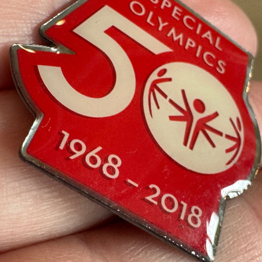 50th Anniversary of Special Olympics Lapel Pin 1968-2018