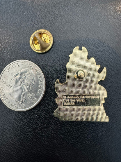 Arizona University Sun Devils Mascot Lapel Pin Vintage ASU