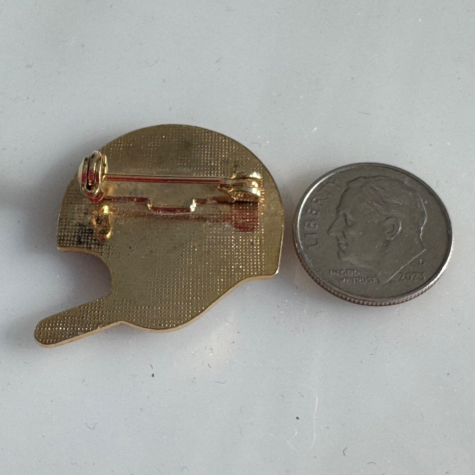 Vintage Auburn University Football Helmet AU Tigers Lapel Pin