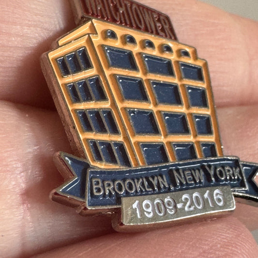 Watchtower Brooklyn New York 1909-2016 Lapel Pin