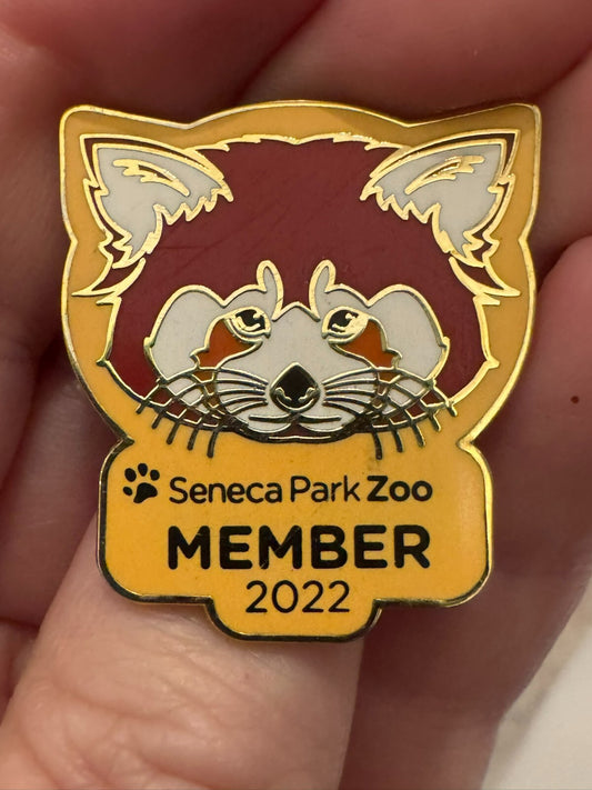 Seneca Park Zoo Member Lapel Pin 2022 Red Panda
