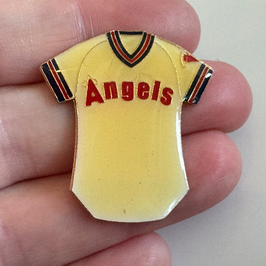 1985 California Anaheim Los Angeles Angels Jersey MLB Peter David Lapel Pin