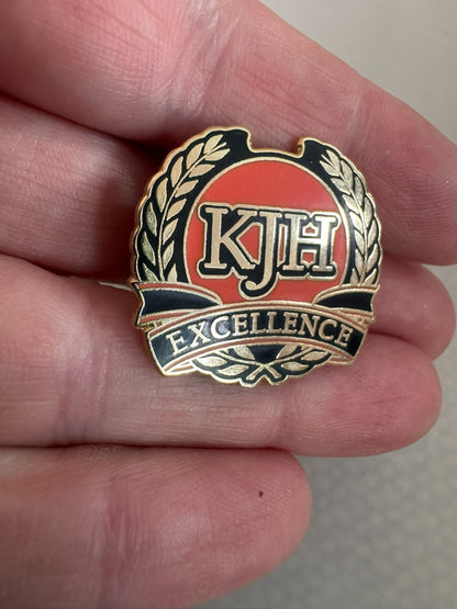 KJH Excellence Junior High Award Lapel Pin 