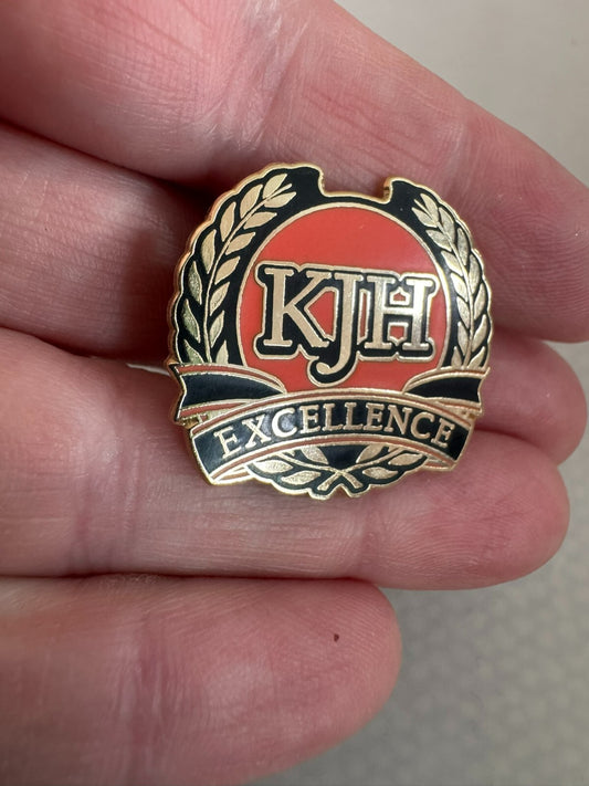 KJH Excellence Junior High Award Lapel Pin 