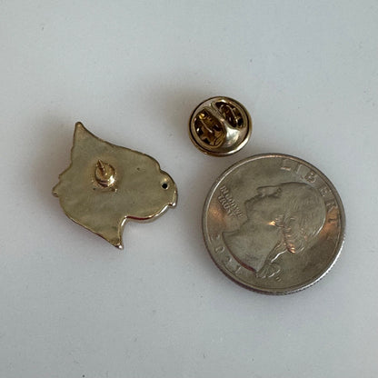 Vintage University of Louisville Cardinals Rhinestone Lapel Pin Tie Tack