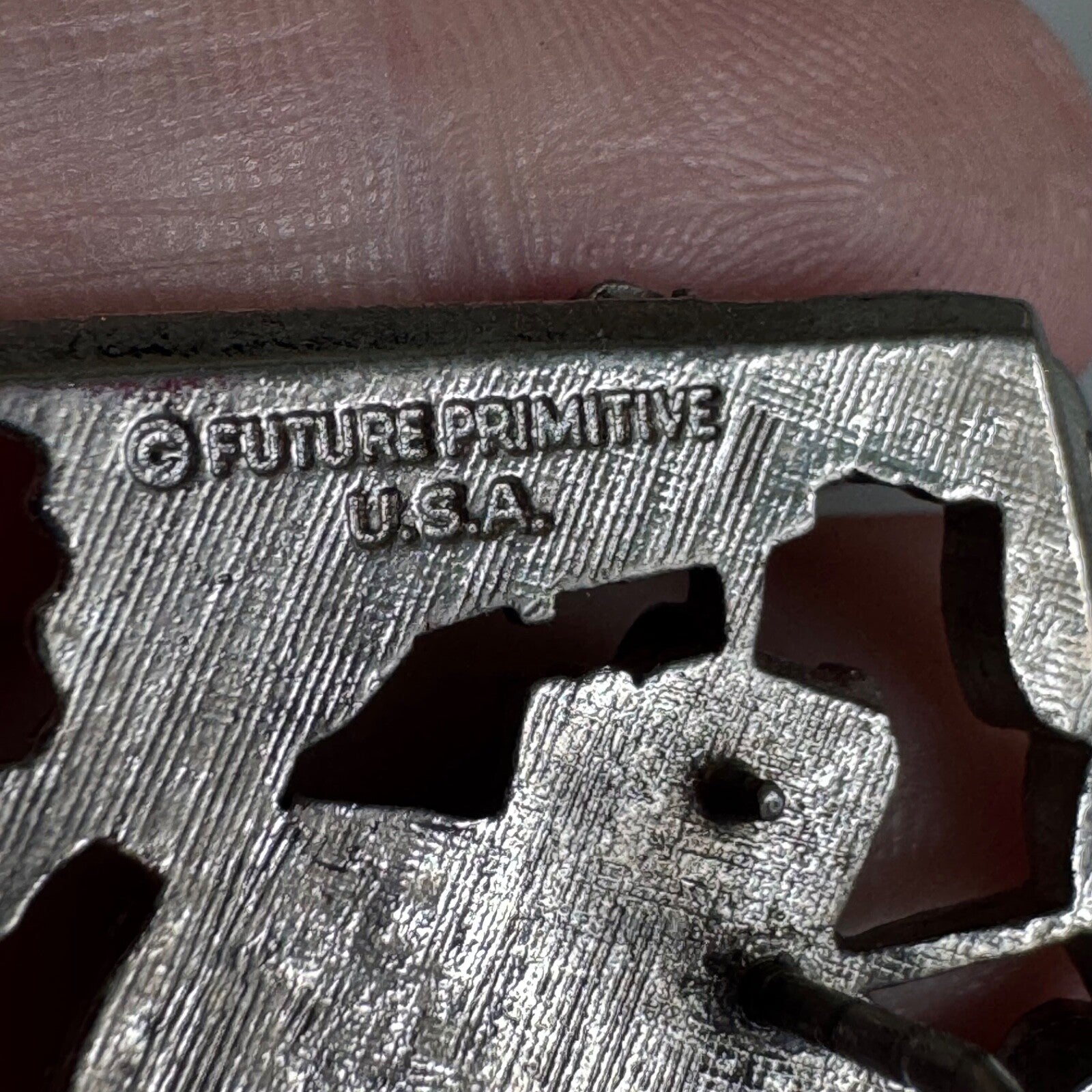 Future Primitive Drum Set Kit Pin Brooch – Silver Tone Musician