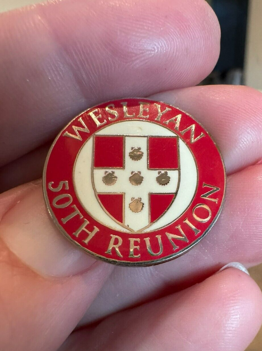 Wesleyan College 50th Reunion Lapel Pin