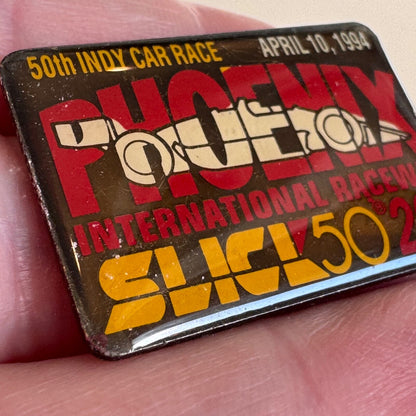 Vintage 1994 Phoenix International Raceway Slick50 200 Indy Car Race Lapel Pin