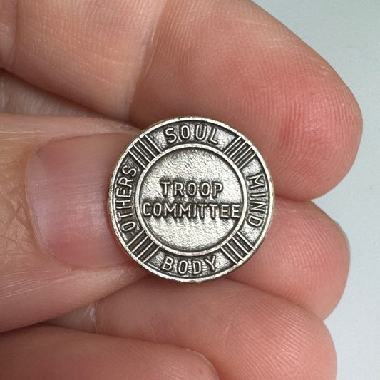Vintage Troop Committee Lapel Pin Soul Mind Body Others Boy Scouts