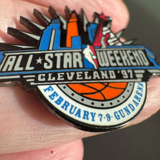 1997 NBA All-Star Weekend Cleveland Lapel Pin Kobe Bryant Dunk