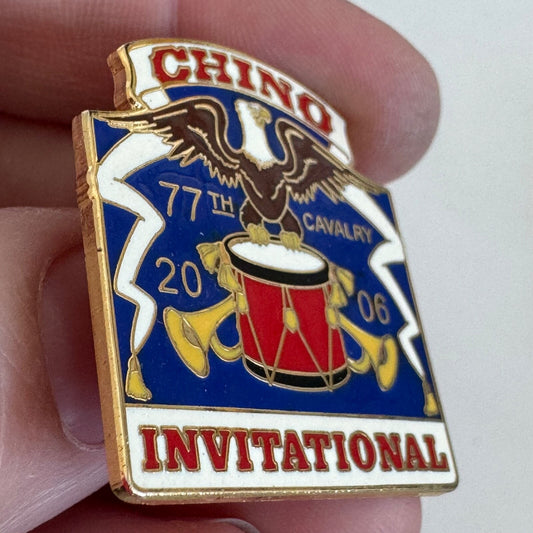 2006 77th Cavalry Chino Invitational Band Review and Field Tournament Lapel Pin