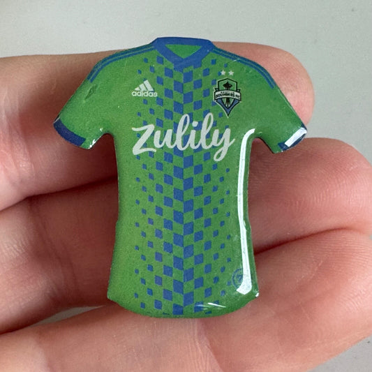 Seattle Sounders FC Zulily Jersey Pin Adidas MLS Soccer Collectible