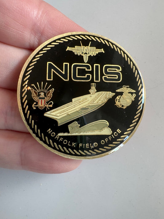 NCIS Norfolk Field Office Challenge Coin Naval Criminal Investigative Service