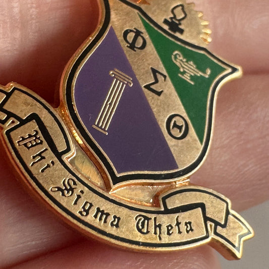 Vintage Phi Sigma Theta Honor Society Lapel Pin