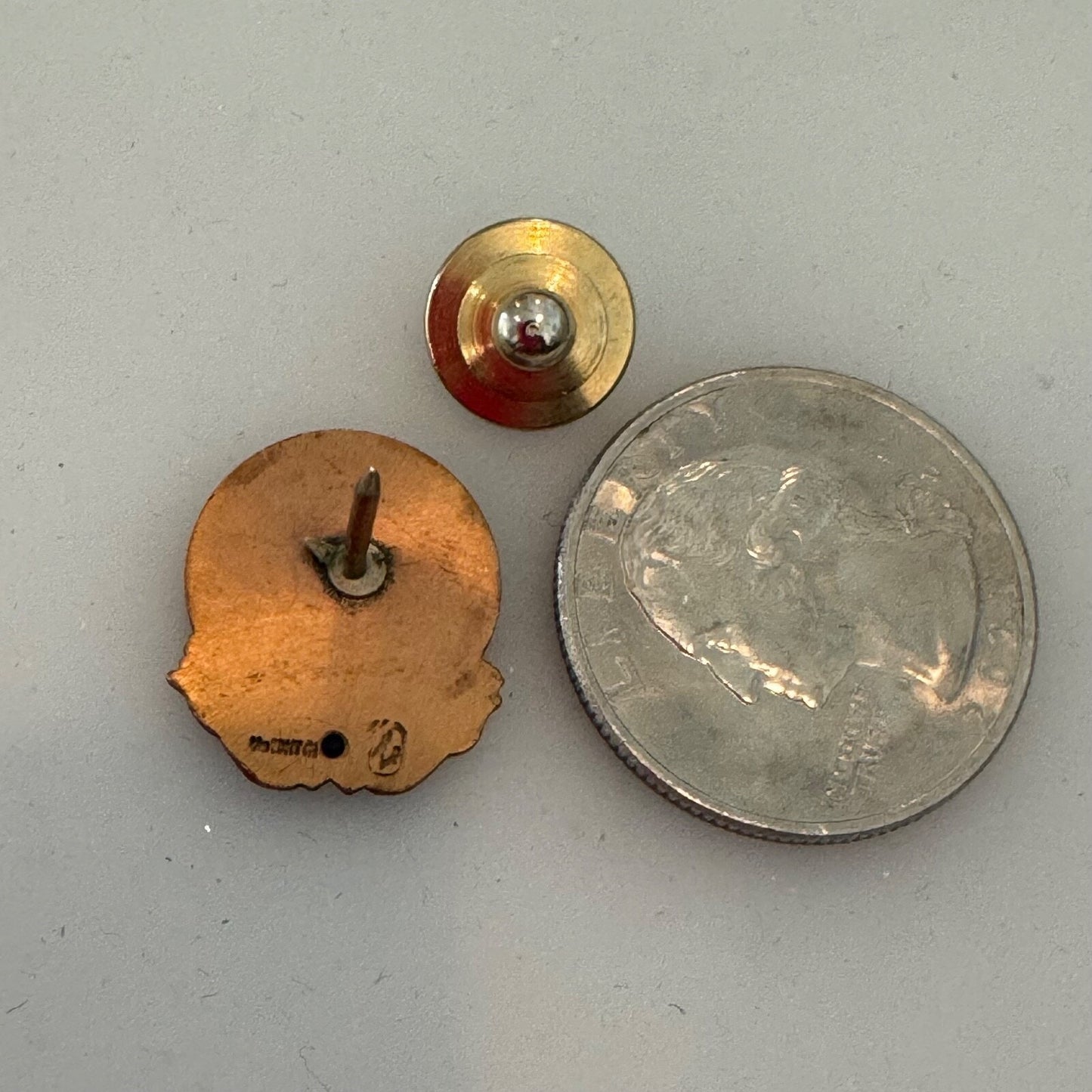 RARE Vtg The Pinkerton Tobacco Co. 10 Years Employee Service Pin Red Man