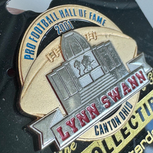 Lynn Swann Hall of Fame Pin – 2001 NFL Canton Ohio Collectible New on Card