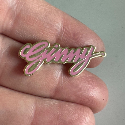 Vintage Ginny Doll Logo Lapel Pin 