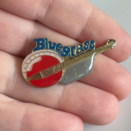 Vintage Bluegrass Banjo Enamel Pin – Americana Music Fan Favorite