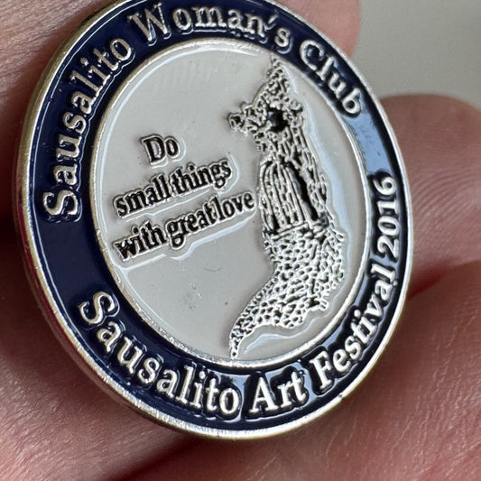 Sausalito Woman's Club Art Festival 2016 Lapel Pin California