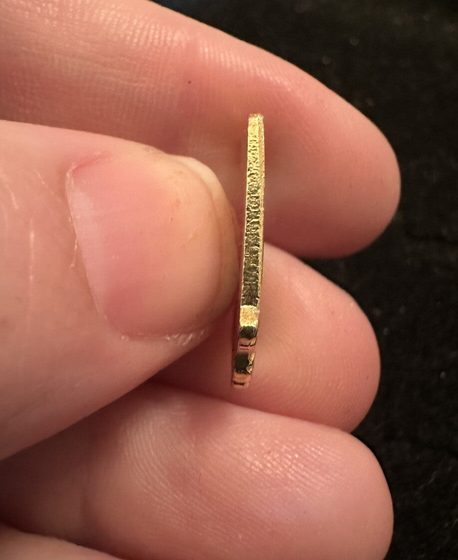 Vintage Iowa State Senator Lapel Pin Black Gold
