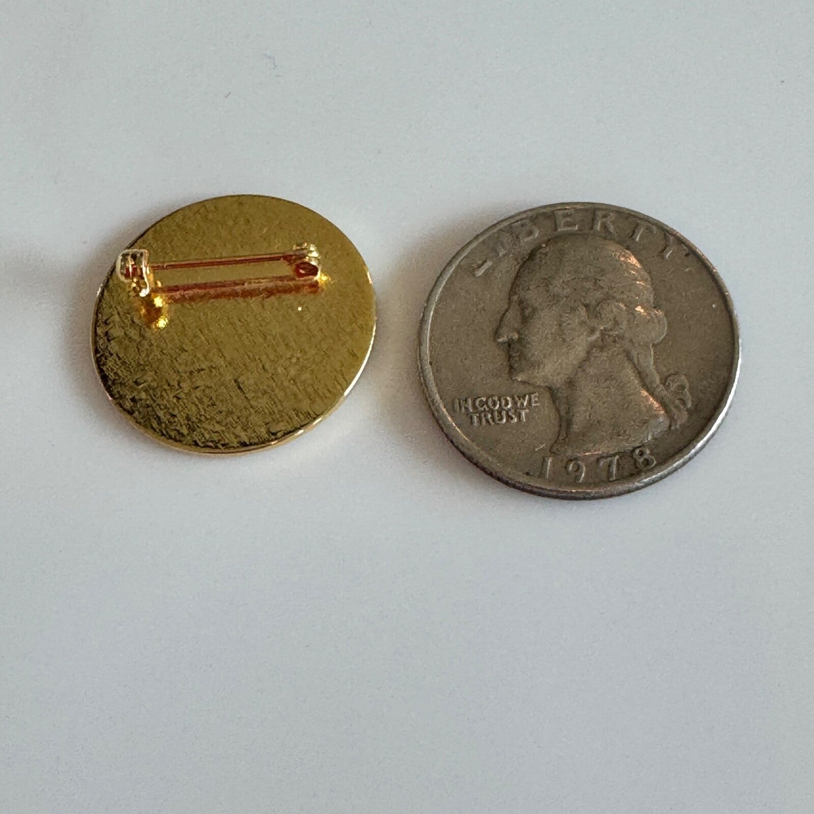 Vintage GSUSA Career Exploration Pin – Crescent Moon & Omega Symbol