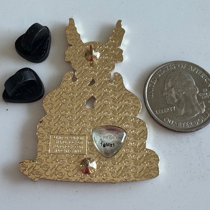 2023 Hard Rock Hotel & Casino Lake Tahoe Happy Birthday Lapel Pin New on Card