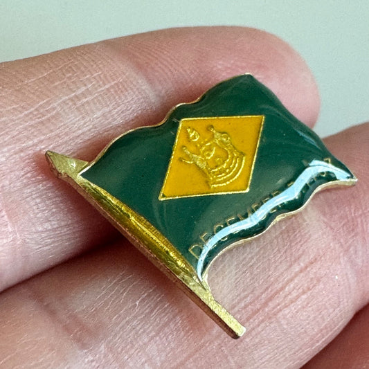 Vintage Delaware State Flag Enamel Pin Tie Tack – December 7, 1787