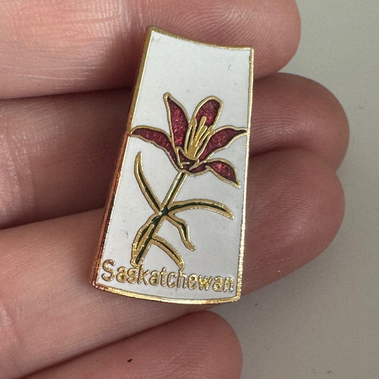 Vintage Saskatchewan Provincial Province Lapel Pin