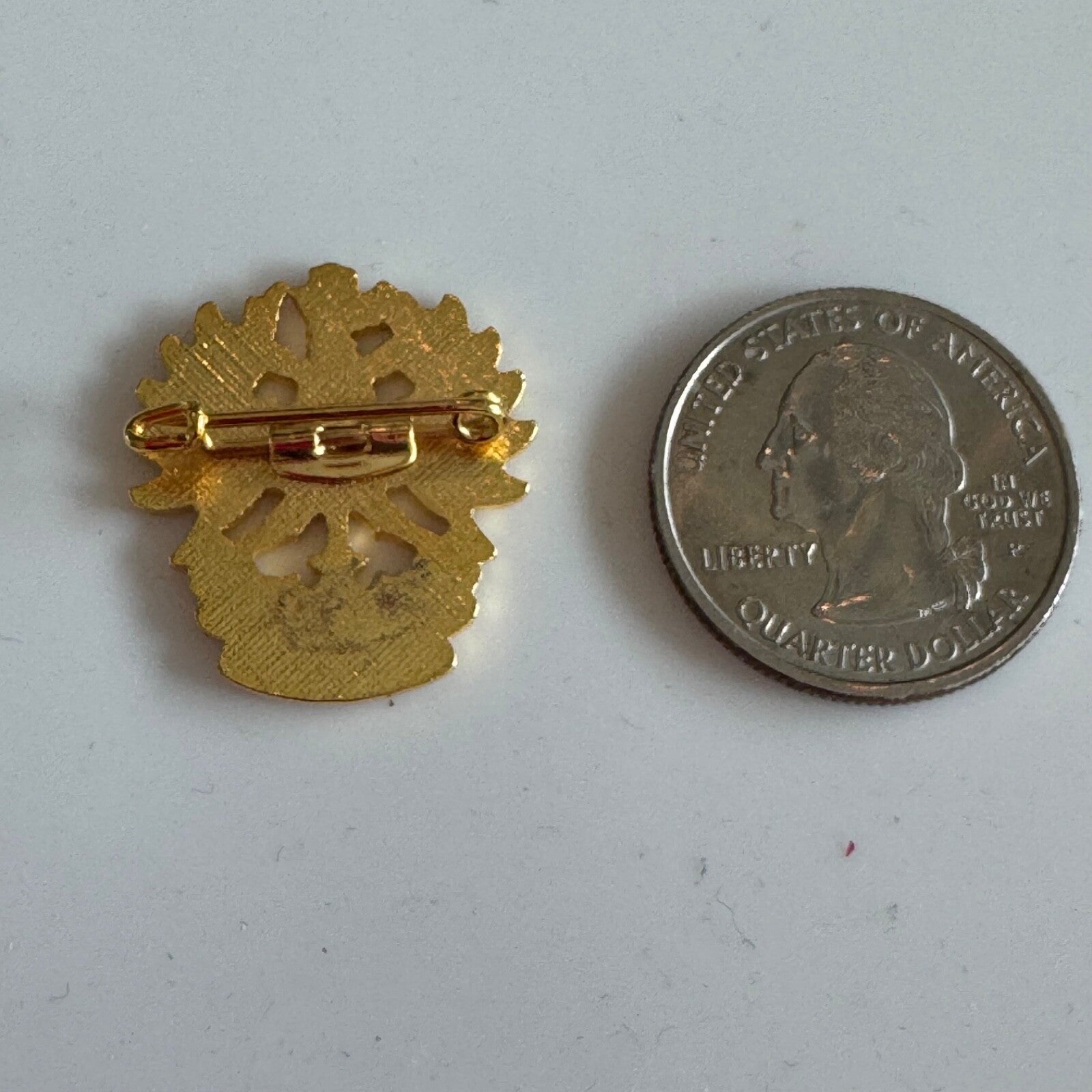 24kt Gold Plated Tirol Alpine Email Souvenir Lapel Pin