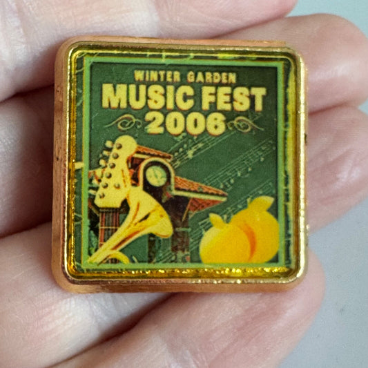 Winter Garden Music Fest 2006 Lapel Pin – Florida
