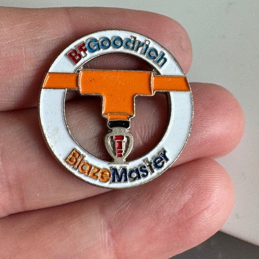 Vtg BFGoodrich BlazeMaster Sprinkler System Pin BF Goodrich Blaze Master