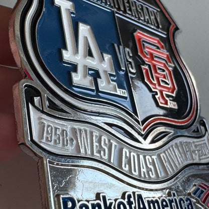 2018 60th Anniversary West Coast Rivalry Bank of America Lapel Pin
