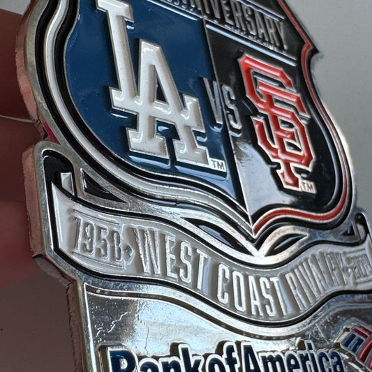 2018 60th Anniversary West Coast Rivalry Bank of America Lapel Pin