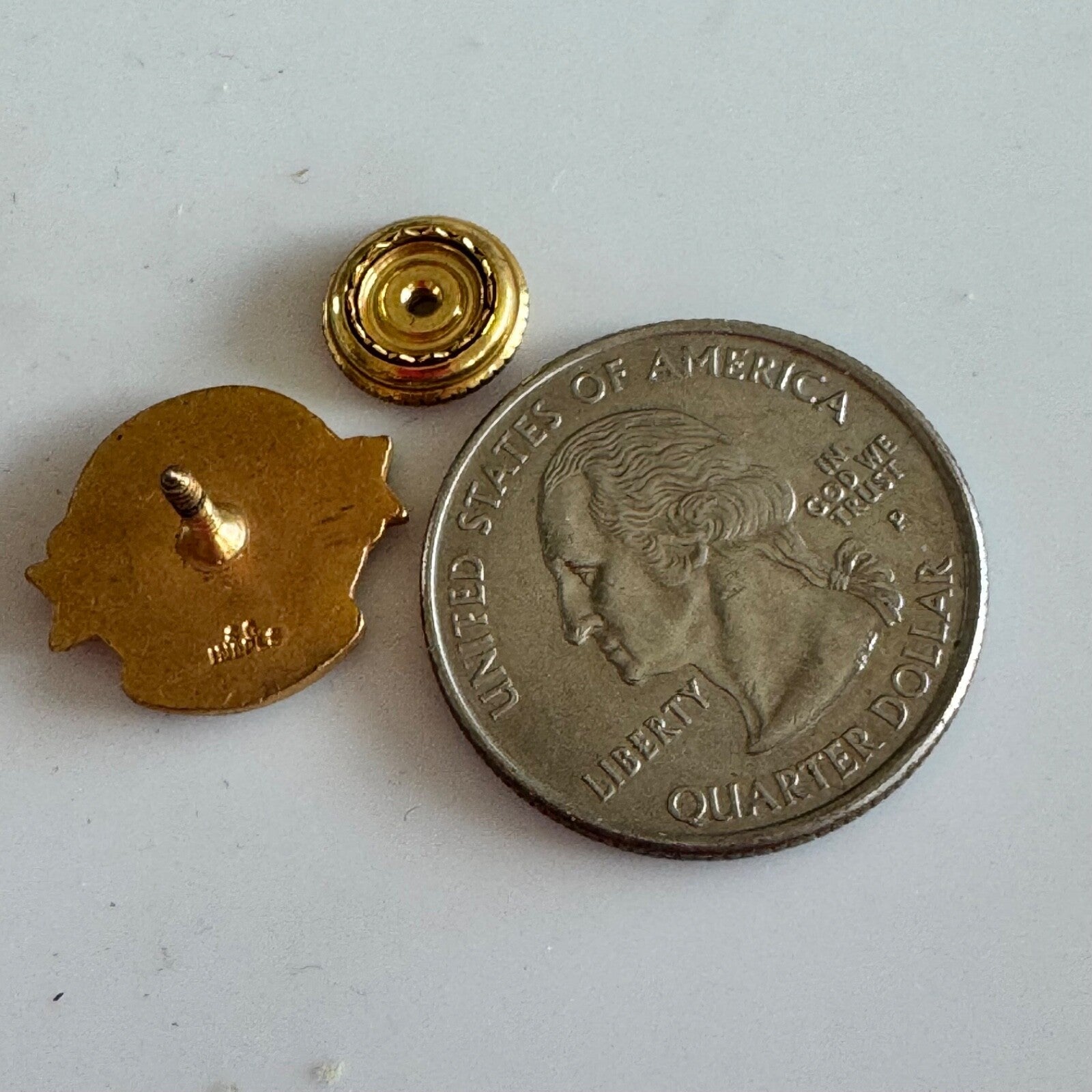 Indiana Farm Bureau 35 Years Pin – Gold & Green Agriculture Award