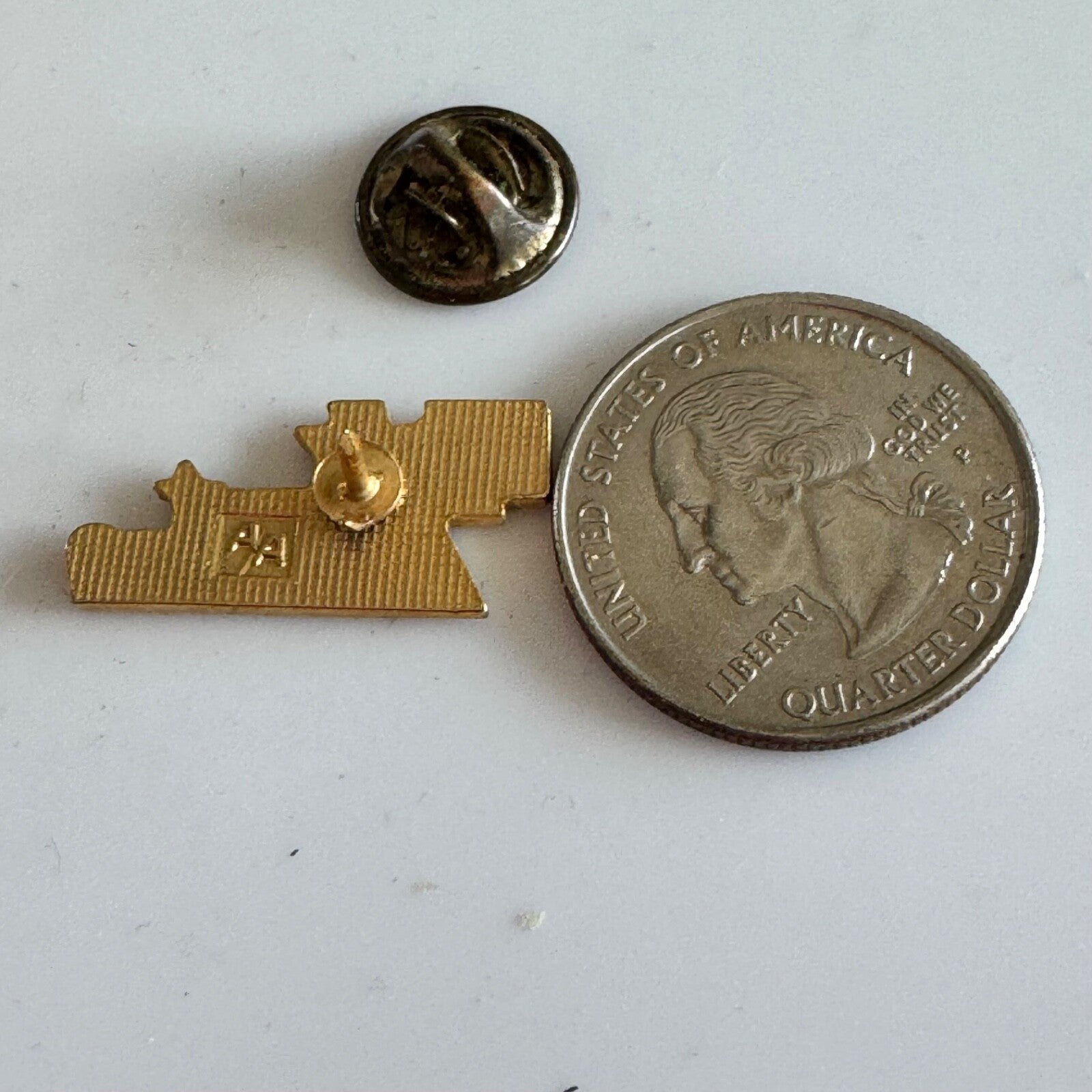 Walk America Patriotic Pin – Red, White & Blue March Support Badge