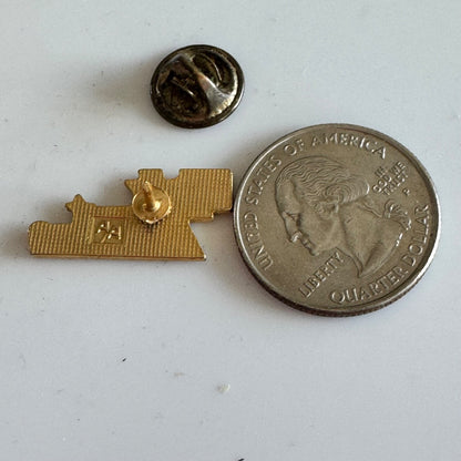 Walk America Patriotic Pin – Red, White & Blue March Support Badge
