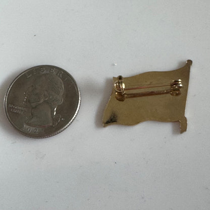 Vintage England Flag Lapel Pin UK Great Britain