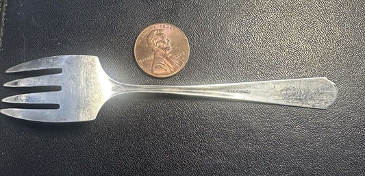 VTG WEIDLICH PRISCILLA STERLING SILVER CHILD BABY FORK