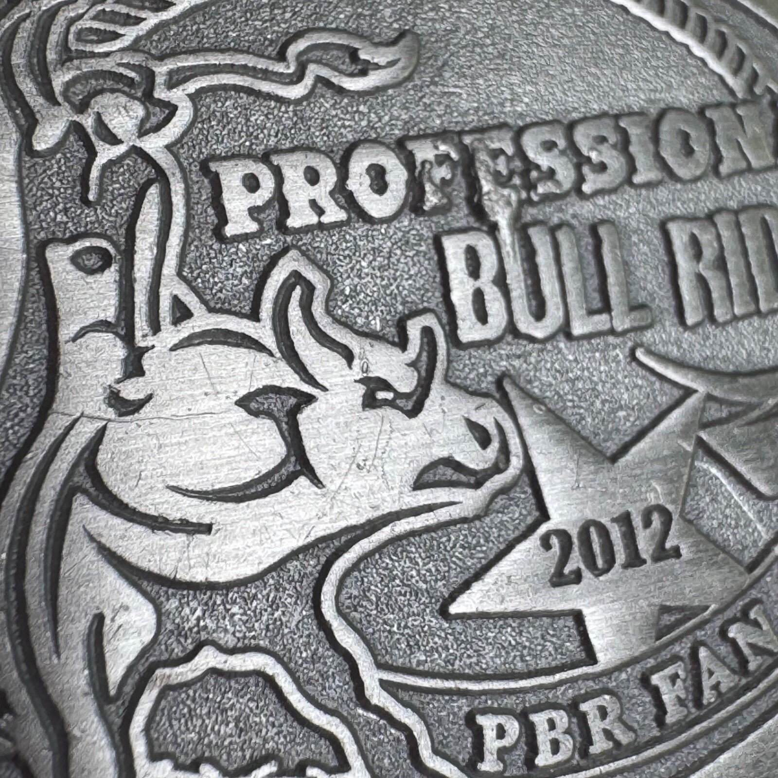 2012 Professional Bull Riders PBR Fan Club Lapel Pin