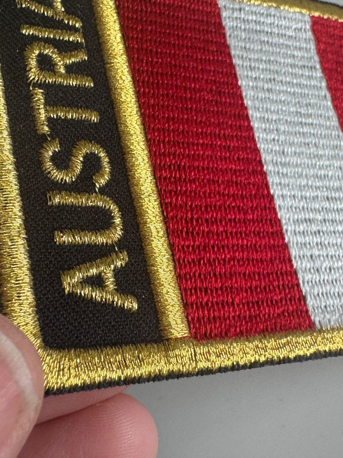Austria National Flag Embroidered Iron-On Patch – Travel Souvenir