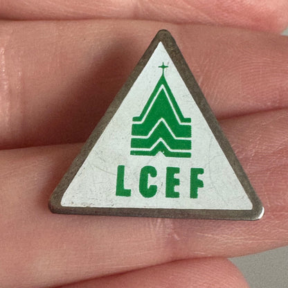 Vintage Lutheran Church Extension Fund Lapel Pin LCEF